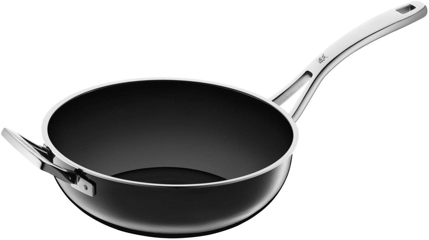 ماهیتابه ووک 28 سانت وی ام اف آلمان - مدل WMF Fusiontec Black با دسته های ارگونومیک